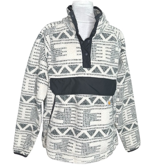 Carhartt Women’s Relaxed Fit Fleece Pullover. Size XL (16-18) - Picture 2 of 11